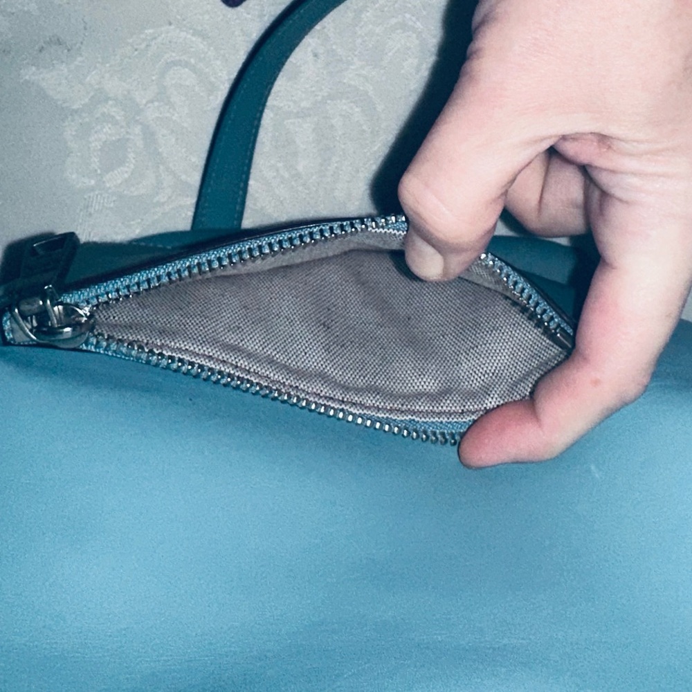 Coach 1941 Leather Duffel Shoulder Bag - Steel Blue - Style 58017 - Picture 6 of 15